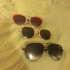 Bundle of sunglasses! (Free people and Quay)